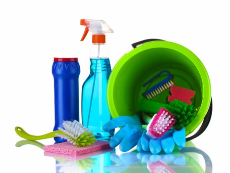 Cleaner working in a Fulham SW6 home with regular domestic cleaning tasks
