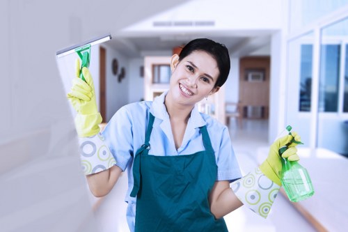 Local cleaner working in an SW6 home with access considerations